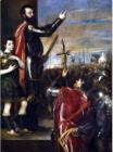Alocucin del Marqus del Vasto, de Tiziano